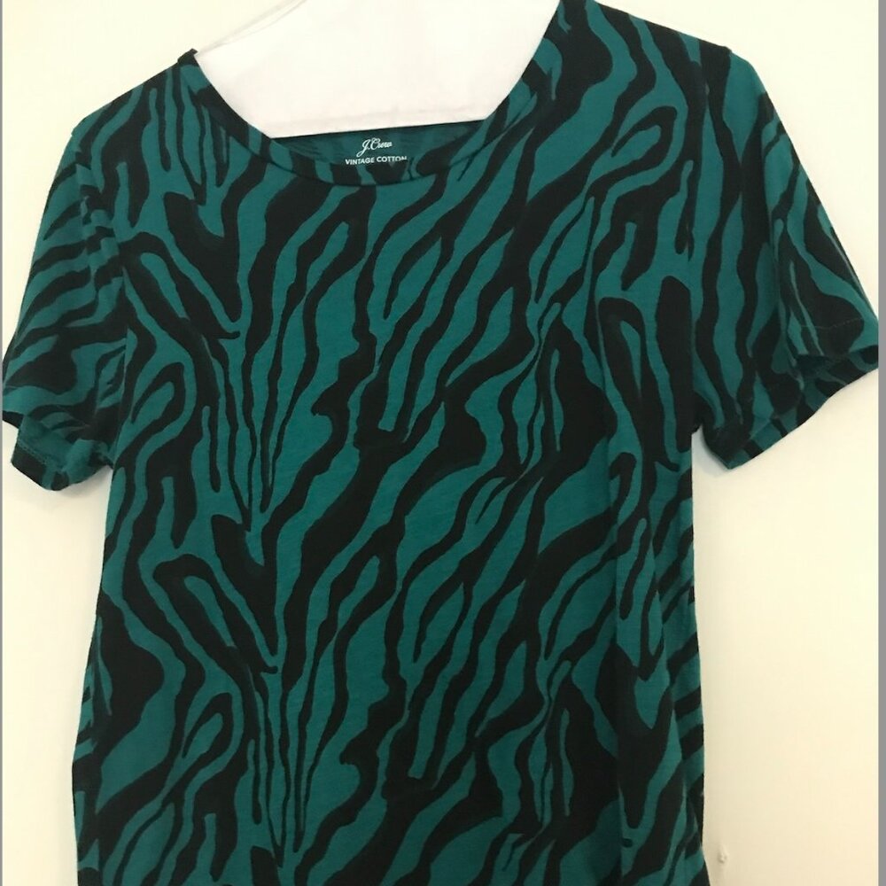 JCrew Wild Cat S Vintage cotton crew neck tee
